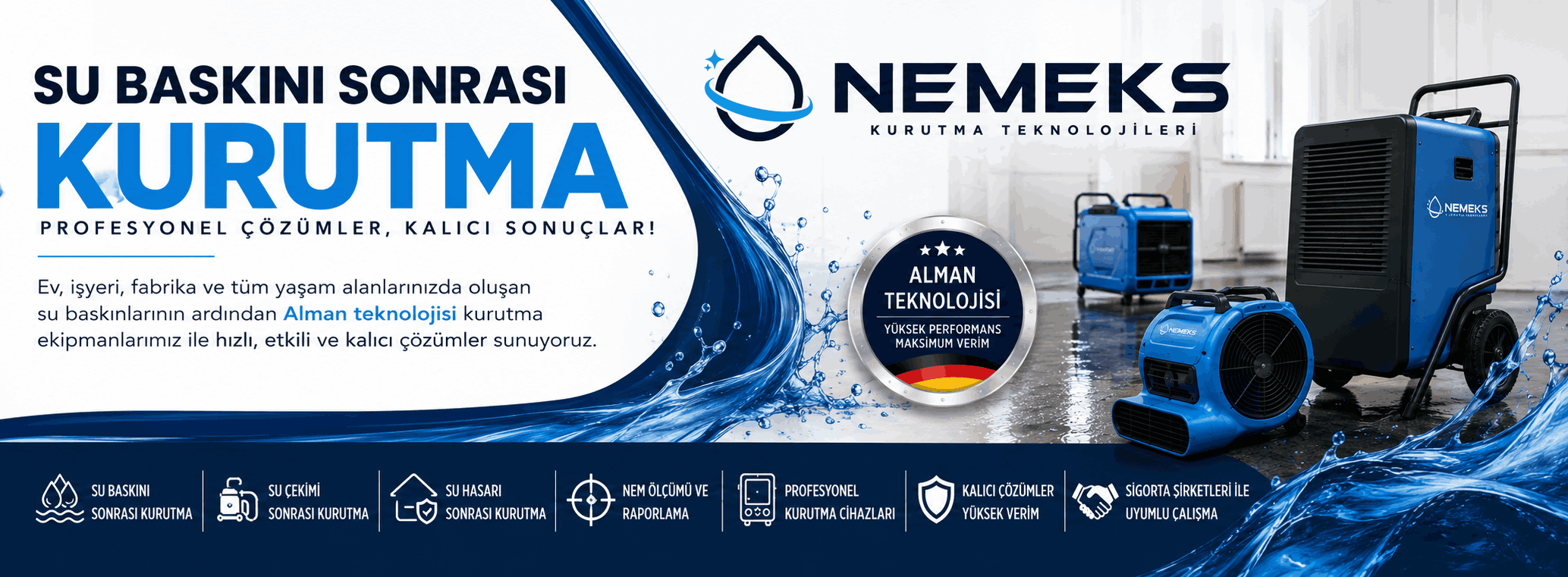 Su Baskını Sonrası Kurutma